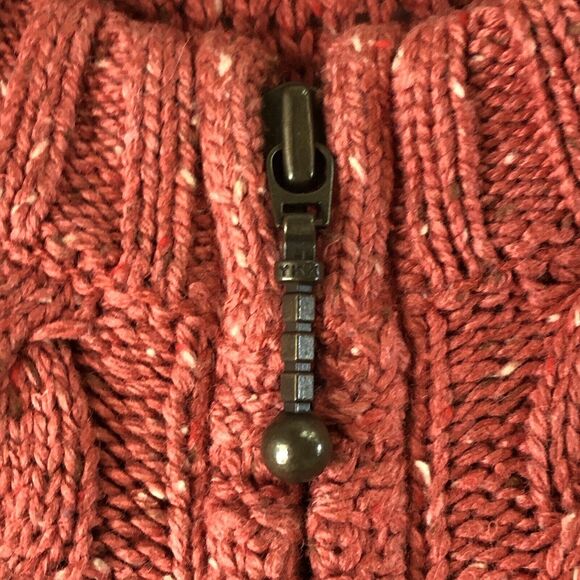 Croft & Barrow Cable Knit Full Zip Sweater Women's Long Sleeve Medium - Picture 6 of 10